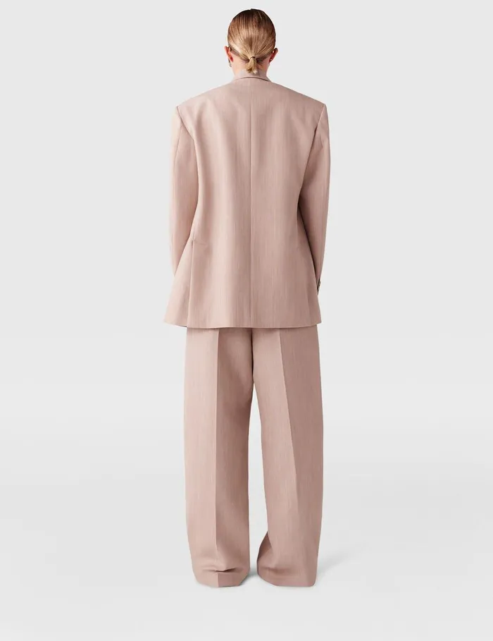 Stella McCartney Coats And Jackets Women Oversized DoubleBreasted Blazer Dusty Pink Stella McCartney Coats And Jackets Women Oversized DoubleBreasted Blazer Dusty Pink