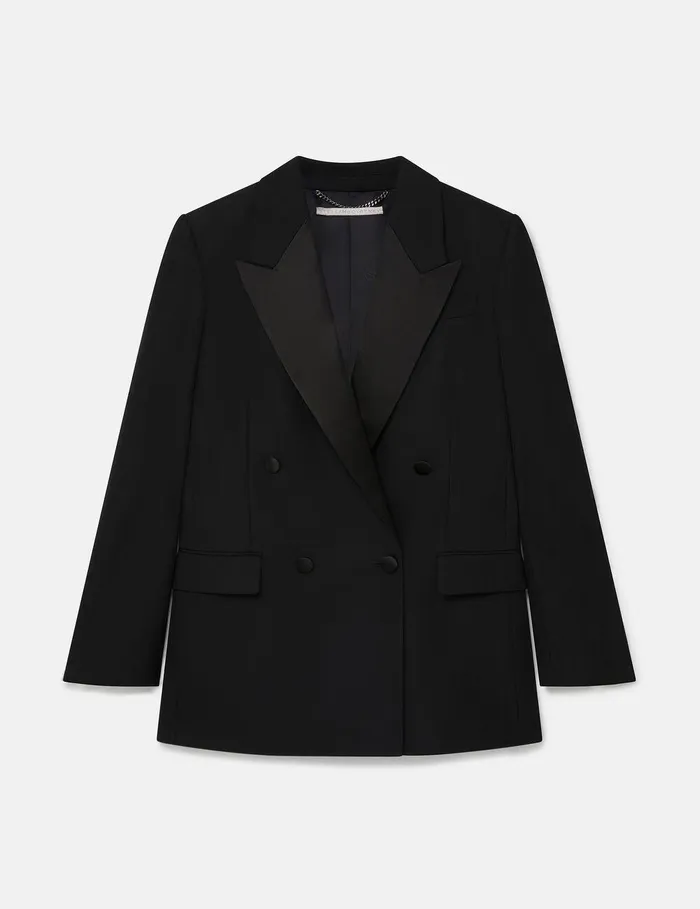 Stella McCartney Coats And Jackets Women Tuxedo Blazer Black