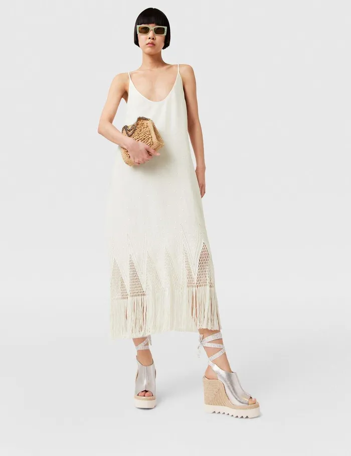 Stella McCartney Espadrilles Women Gaia Metallic Heeled Espadrilles Silver Stella McCartney Espadrilles Women Gaia Metallic Heeled Espadrilles Silver