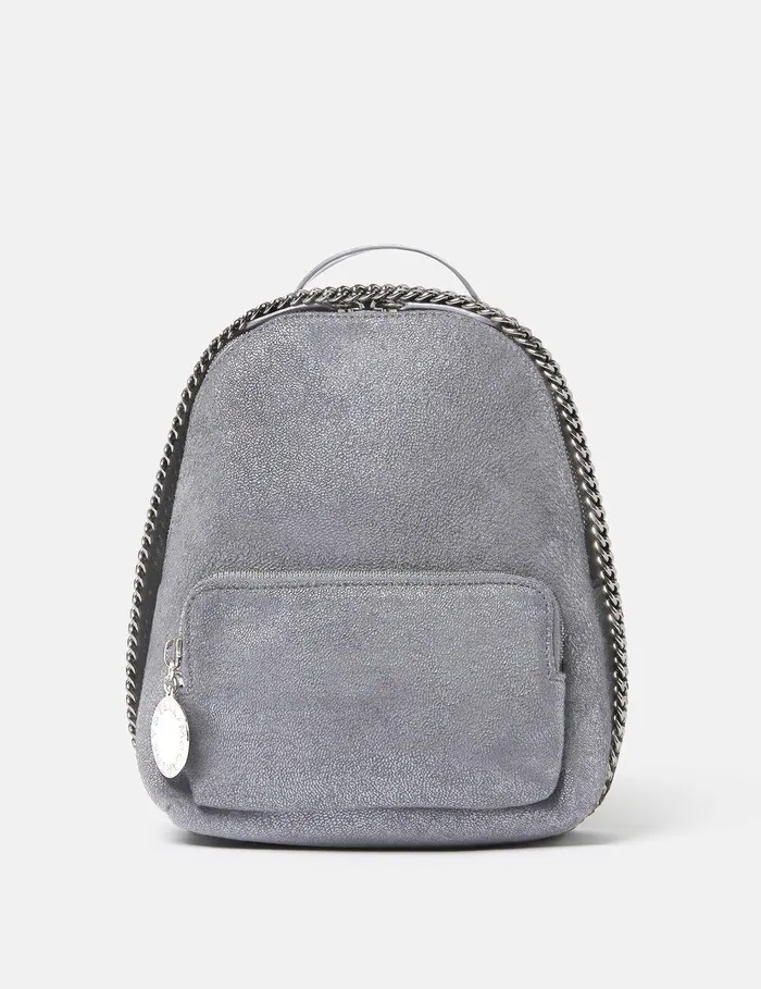 Stella McCartney Iconic Falabella Women Falabella Mini Backpack Smoke Grey