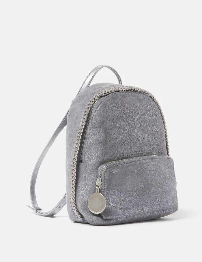 Stella McCartney Iconic Falabella Women Falabella Mini Backpack Smoke Grey