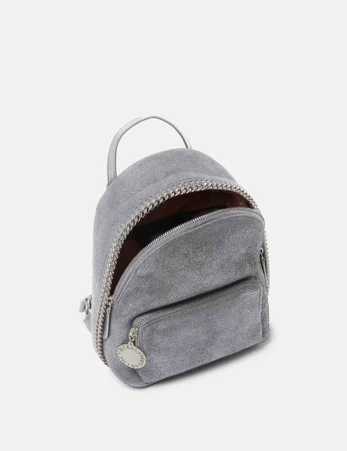 Stella McCartney Iconic Falabella Women Falabella Mini Backpack Smoke Grey