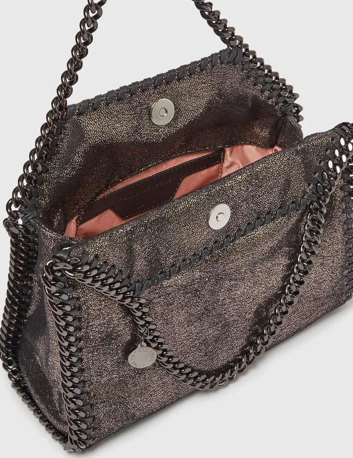 Stella McCartney Iconic Falabella Women Falabella Mini Metallic Tote Bag Metallic Stella McCartney Iconic Falabella Women Falabella Mini Metallic Tote Bag Metallic