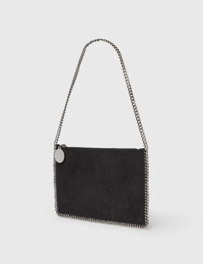 Stella McCartney Iconic Falabella Women Falabella Pochette Shoulder Bag Black