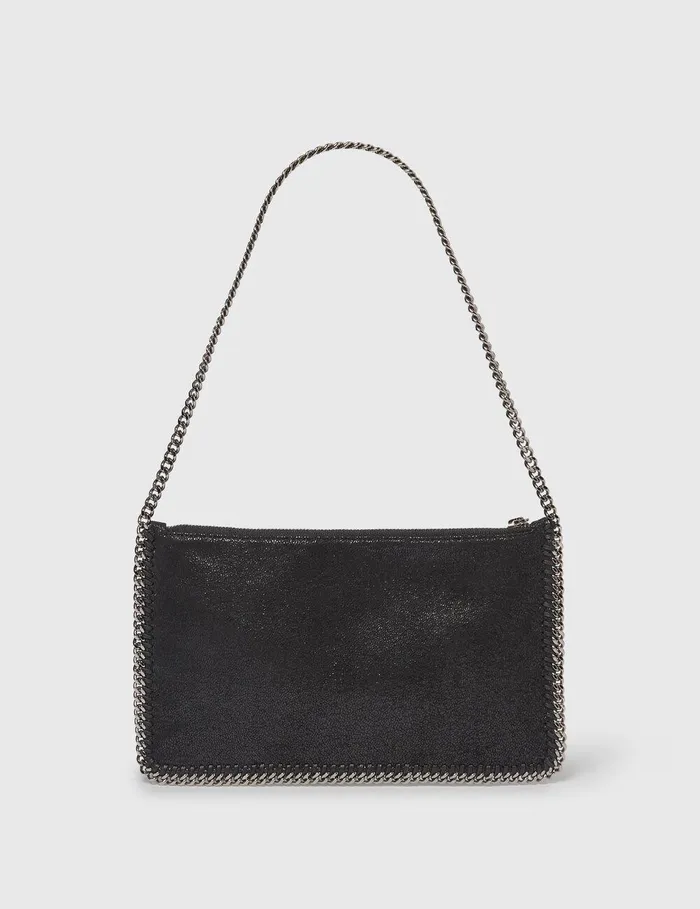 Stella McCartney Iconic Falabella Women Falabella Pochette Shoulder Bag Black