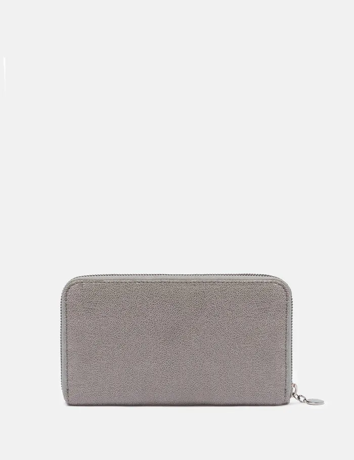 Stella McCartney Iconic Falabella Women Falabella Zip Continental Wallet Light Grey