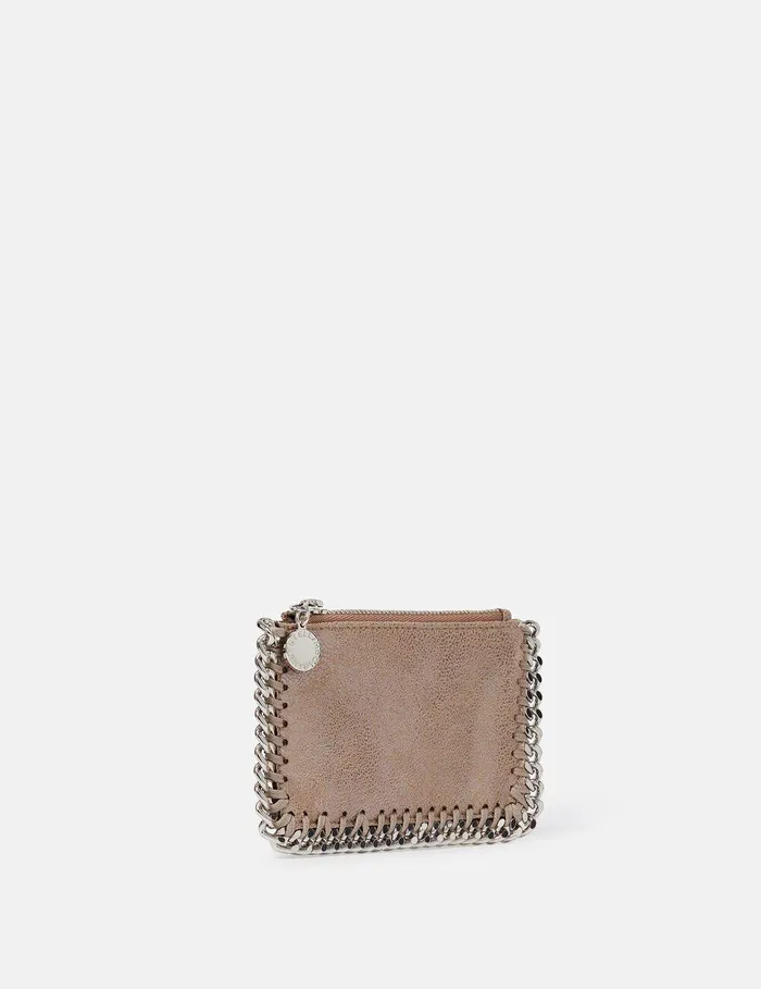 Stella McCartney Iconic Falabella Women Falabella Zipper Cardholder Pink Pearl Stella McCartney Iconic Falabella Women Falabella Zipper Cardholder Pink Pearl