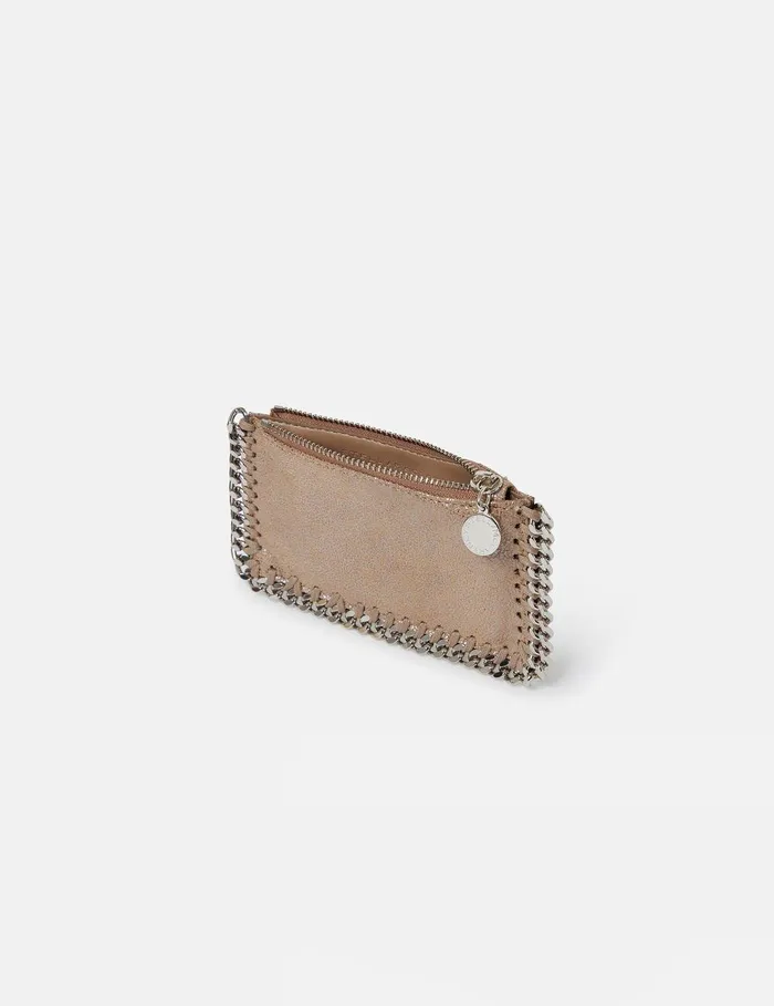 Stella McCartney Iconic Falabella Women Falabella Zipper Cardholder Pink Pearl Stella McCartney Iconic Falabella Women Falabella Zipper Cardholder Pink Pearl
