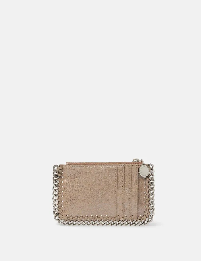 Stella McCartney Iconic Falabella Women Falabella Zipper Cardholder Pink Pearl Stella McCartney Iconic Falabella Women Falabella Zipper Cardholder Pink Pearl