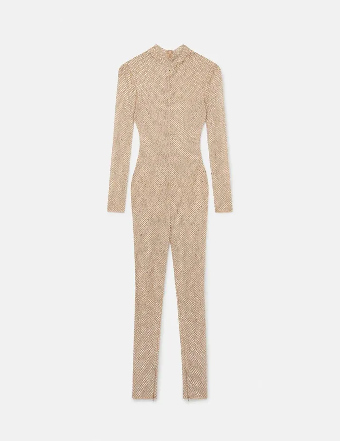 Stella McCartney Jumpsuits Women Diamant Lace Bodysuit Nude Stella McCartney Jumpsuits Women Diamant Lace Bodysuit Nude