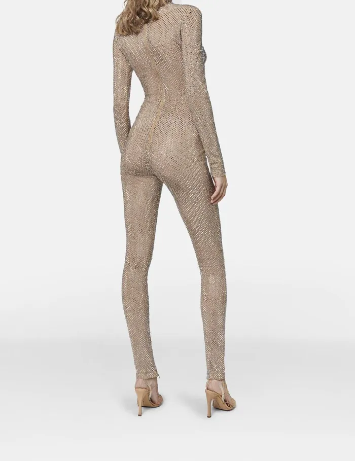 Stella McCartney Jumpsuits Women Diamant Lace Bodysuit Nude Stella McCartney Jumpsuits Women Diamant Lace Bodysuit Nude