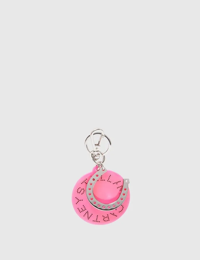 Stella McCartney Keyring And Charms Women Horseshoe Logo Keychain Multicolour