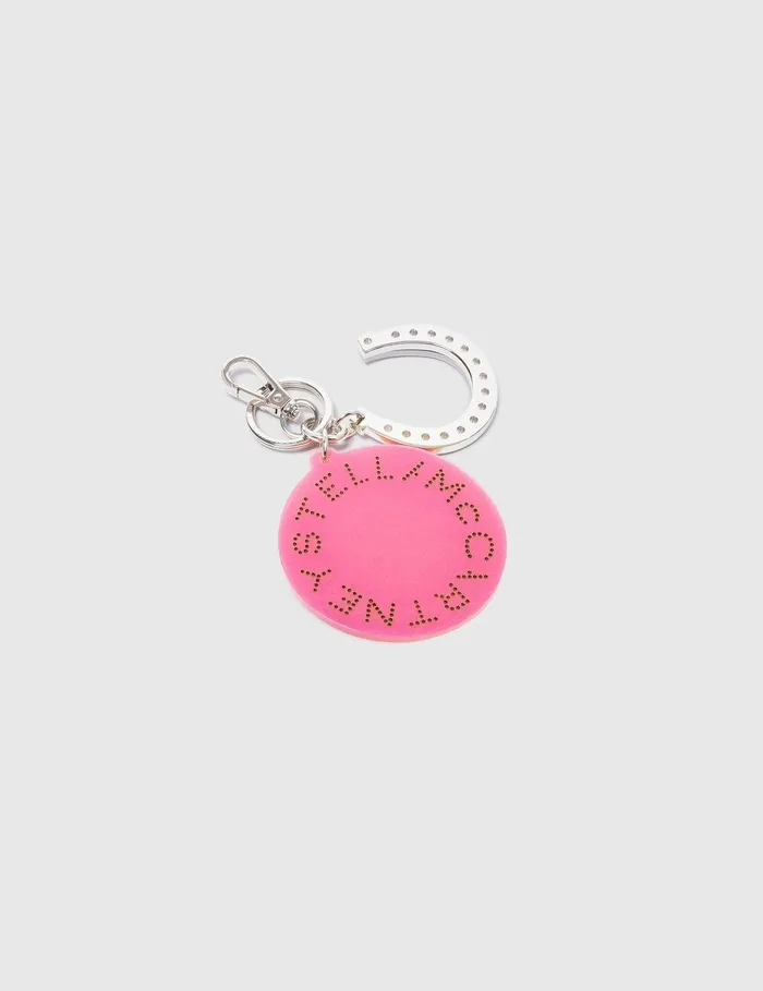 Stella McCartney Keyring And Charms Women Horseshoe Logo Keychain Multicolour Stella McCartney Keyring And Charms Women Horseshoe Logo Keychain Multicolour