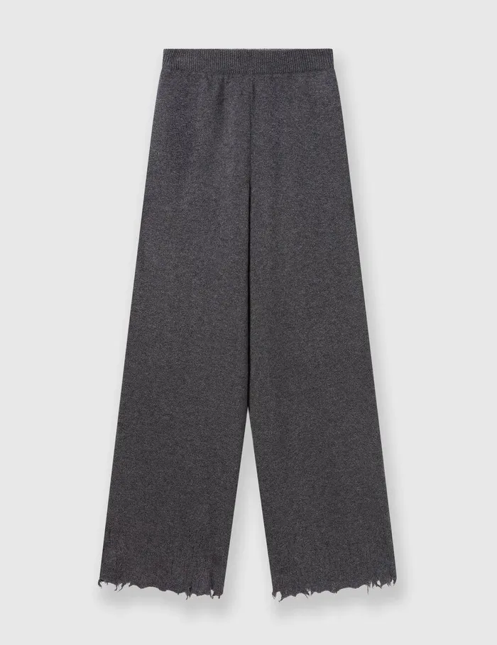 Stella McCartney Knitwear Women Flared HighRise Pants Grey
