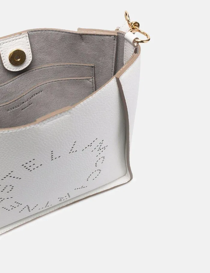 Stella McCartney Logo Bag Women Logo Crossbody Bag Pure White Stella McCartney Logo Bag Women Logo Crossbody Bag Pure White