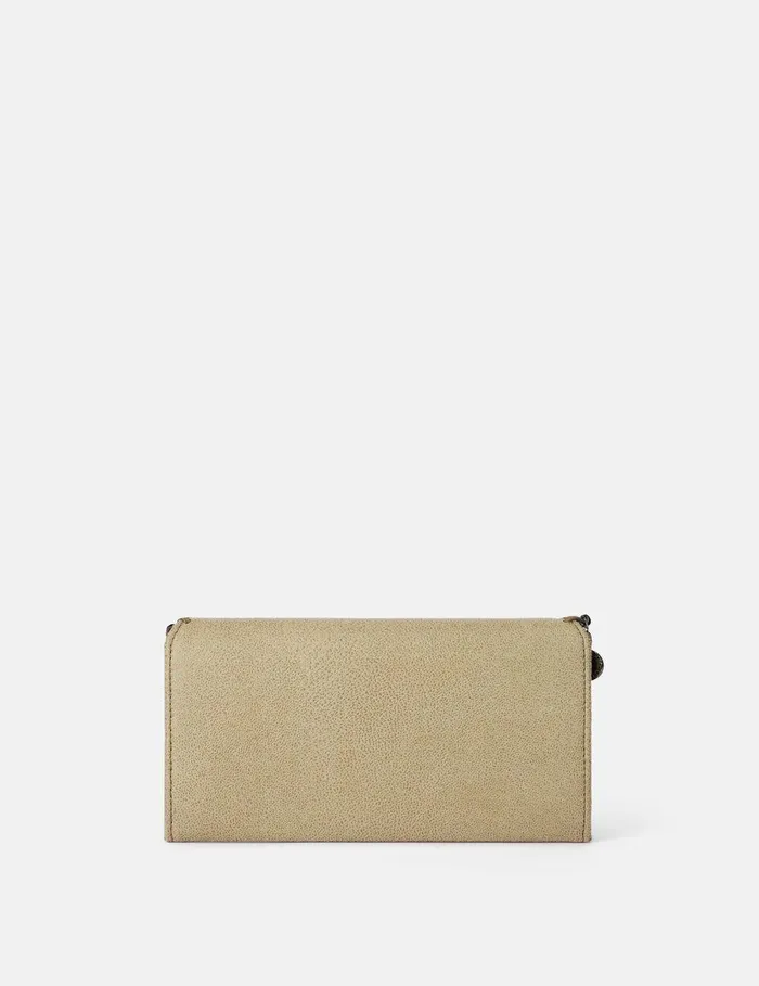 Stella McCartney Long Wallets Women Falabella Flap Continental Wallet Clotted Cream Stella McCartney Long Wallets Women Falabella Flap Continental Wallet Clotted Cream