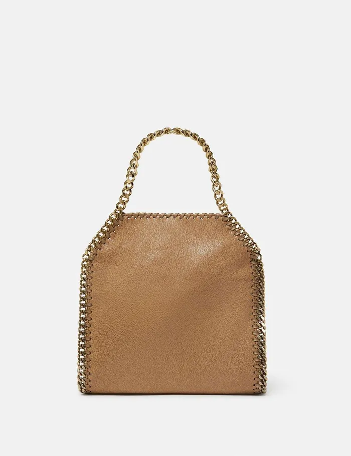 Stella McCartney Mini Bags And Clutches Women Falabella Mini Tote Bag Pecan Brown Stella McCartney Mini Bags And Clutches Women Falabella Mini Tote Bag Pecan Brown