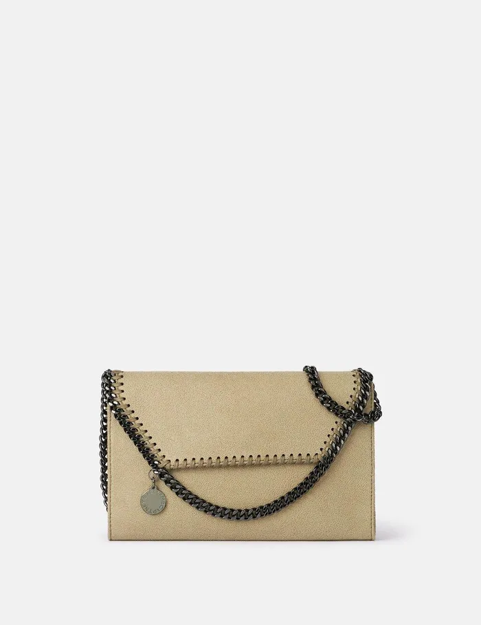 Stella McCartney Mini Bags And Clutches Women Falabella Wallet Crossbody Bag Clotted Cream Stella McCartney Mini Bags And Clutches Women Falabella Wallet Crossbody Bag Clotted Cream