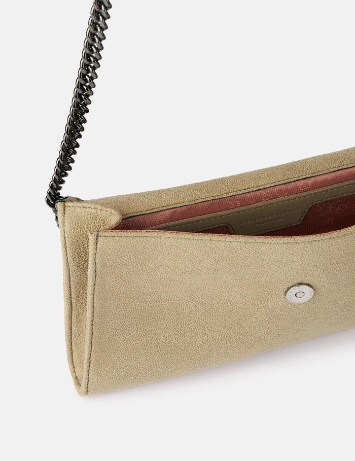 Stella McCartney Mini Bags And Clutches Women Falabella Wallet Crossbody Bag Clotted Cream Stella McCartney Mini Bags And Clutches Women Falabella Wallet Crossbody Bag Clotted Cream