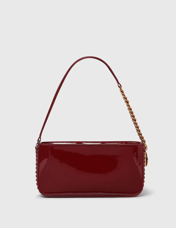 Stella McCartney Mini Bags And Clutches Women Frayme Baguette Shoulder Bag Burgundy Stella McCartney Mini Bags And Clutches Women Frayme Baguette Shoulder Bag Burgundy