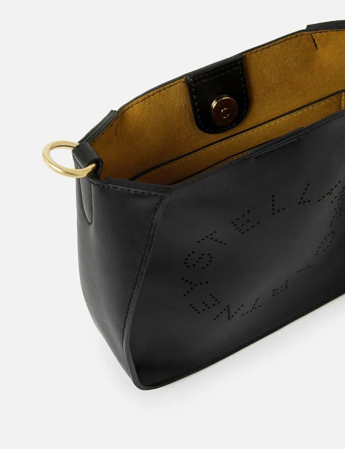 Stella McCartney Mini Bags And Clutches Women Logo Crossbody Bag Black Stella McCartney Mini Bags And Clutches Women Logo Crossbody Bag Black