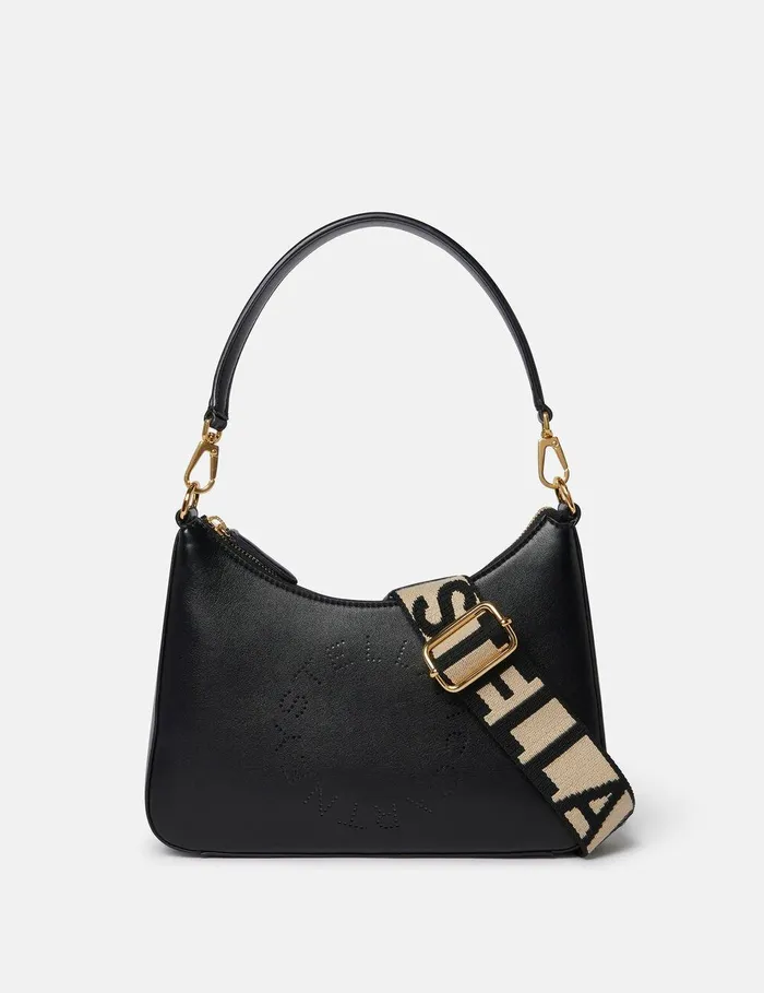 Stella McCartney Mini Bags And Clutches Women Logo Crossbody Shoulder Bag Black Stella McCartney Mini Bags And Clutches Women Logo Crossbody Shoulder Bag Black