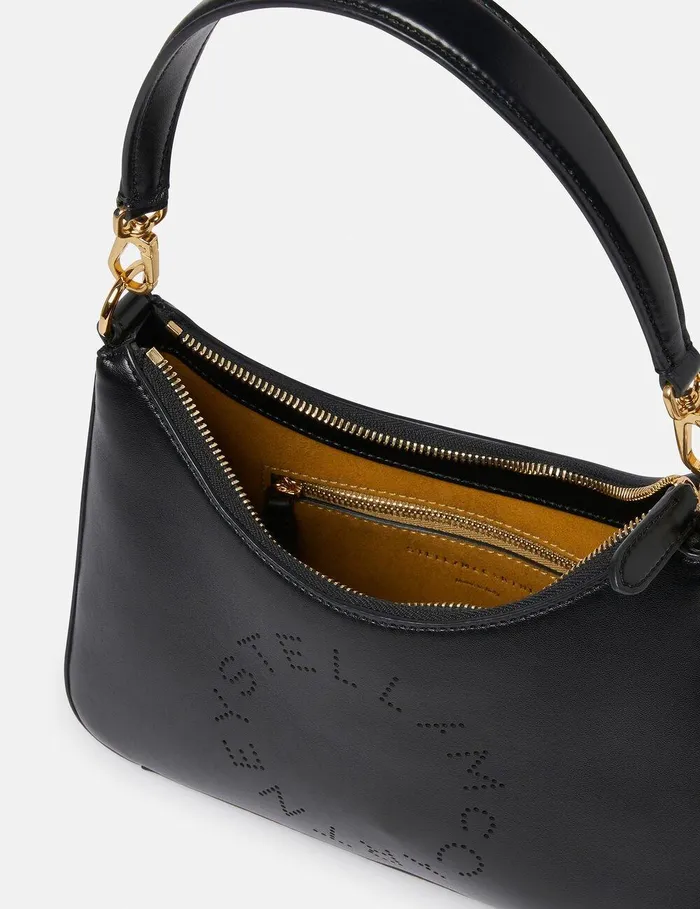 Stella McCartney Mini Bags And Clutches Women Logo Crossbody Shoulder Bag Black Stella McCartney Mini Bags And Clutches Women Logo Crossbody Shoulder Bag Black