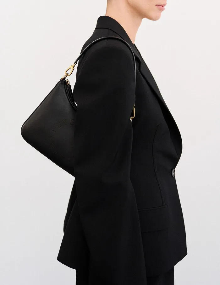 Stella McCartney Mini Bags And Clutches Women Logo Crossbody Shoulder Bag Black Stella McCartney Mini Bags And Clutches Women Logo Crossbody Shoulder Bag Black