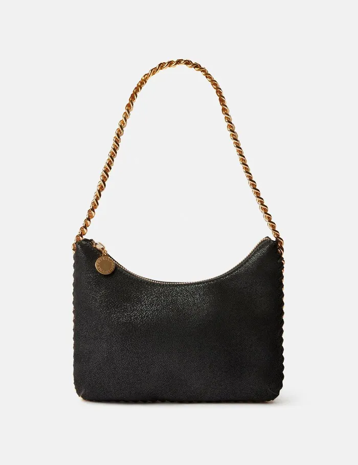 Stella McCartney Mini Bags And Clutches Women Zipped Falabella Mini Bag Black Stella McCartney Mini Bags And Clutches Women Zipped Falabella Mini Bag Black