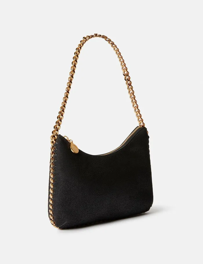 Stella McCartney Mini Bags And Clutches Women Zipped Falabella Mini Bag Black Stella McCartney Mini Bags And Clutches Women Zipped Falabella Mini Bag Black