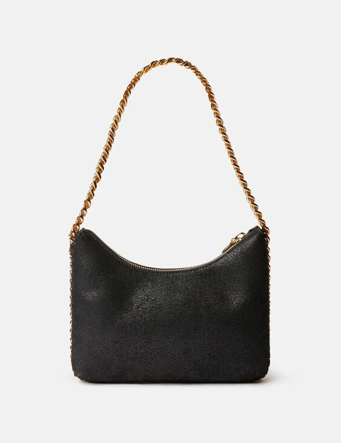 Stella McCartney Mini Bags And Clutches Women Zipped Falabella Mini Bag Black Stella McCartney Mini Bags And Clutches Women Zipped Falabella Mini Bag Black
