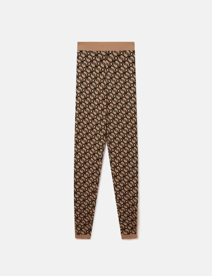 Stella McCartney Pants And Shorts Women SWave Knitted Trousers Multicolour