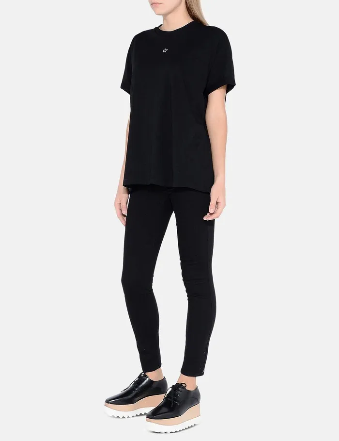 Stella McCartney Sweatshirts And TShirts Women Ministar Tshirt Black