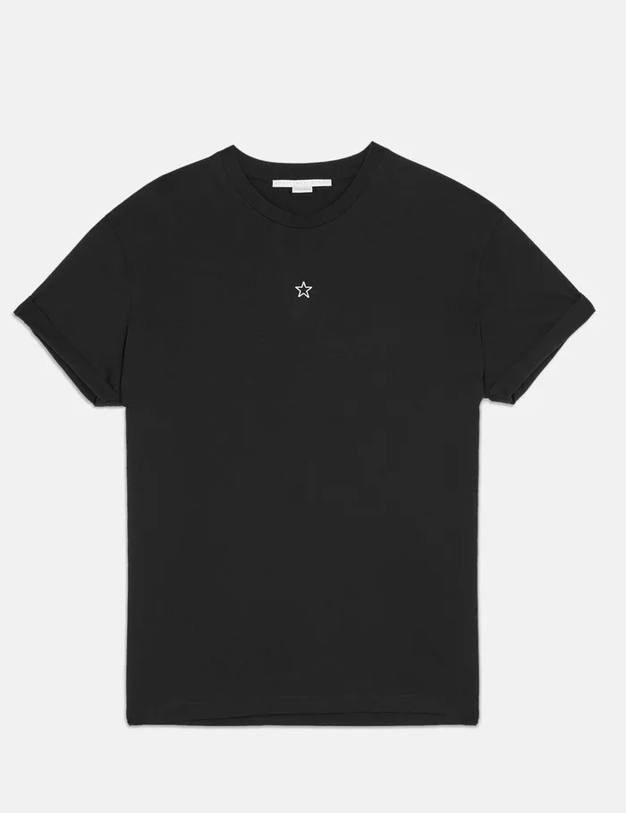 Stella McCartney Sweatshirts And TShirts Women Ministar Tshirt Black