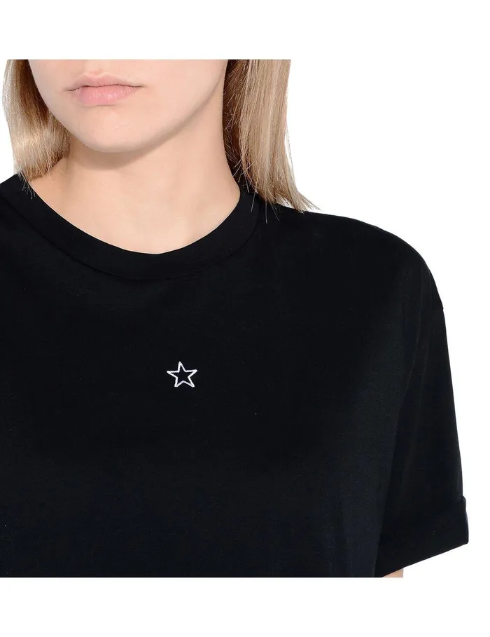 Stella McCartney Sweatshirts And TShirts Women Ministar Tshirt Black