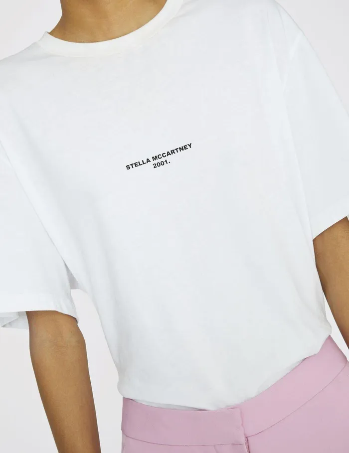 Stella McCartney Sweatshirts And TShirts Women Stella McCartney 2001 Tshirt Pure White Stella McCartney Sweatshirts And TShirts Women Stella McCartney 2001 Tshirt Pure White
