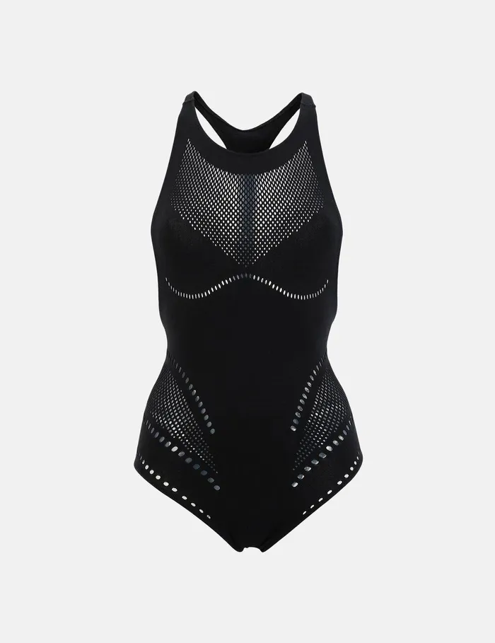 Stella McCartney Swimwear Women Stellawear Graphic Bodysuit Black