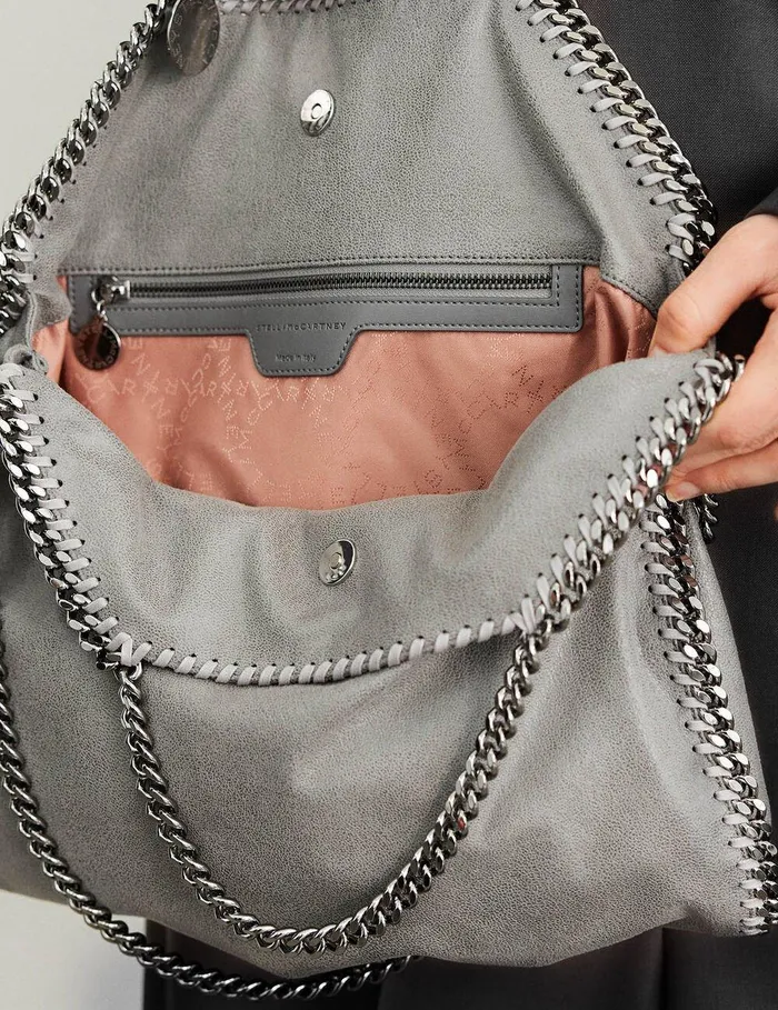 Stella McCartney TopHandle Bags Women Falabella FoldOver Tote Light Grey