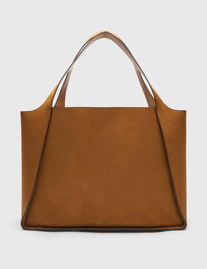 Stella McCartney TopHandle Bags Women Logo Large Tote Bag Brandy Stella McCartney TopHandle Bags Women Logo Large Tote Bag Brandy