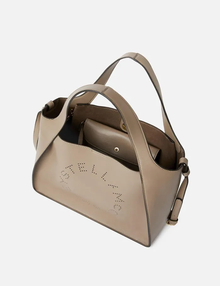 Stella McCartney Tote Bags Women Logo Crossbody Tote Bag Moss Stella McCartney Tote Bags Women Logo Crossbody Tote Bag Moss