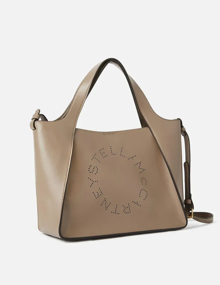 Stella McCartney Tote Bags Women Logo Crossbody Tote Bag Moss Stella McCartney Tote Bags Women Logo Crossbody Tote Bag Moss