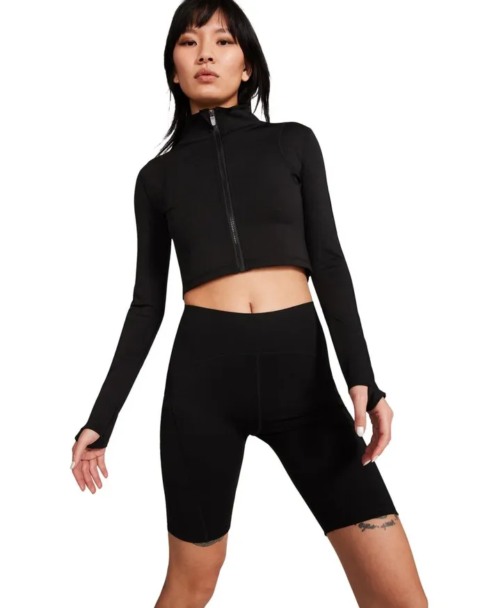 Steve Madden Active Bike Short Black Womens Bottoms