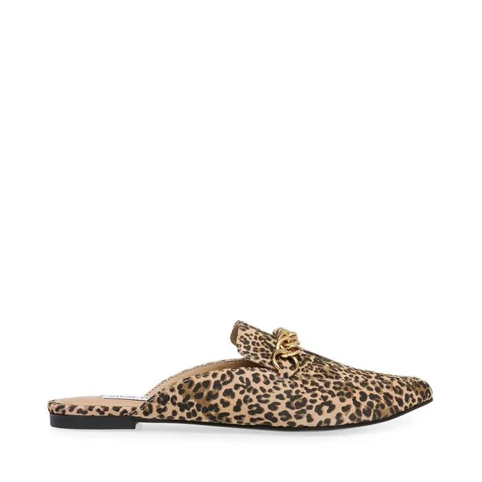 Steve Madden Foreseen Leopard Womens Flats