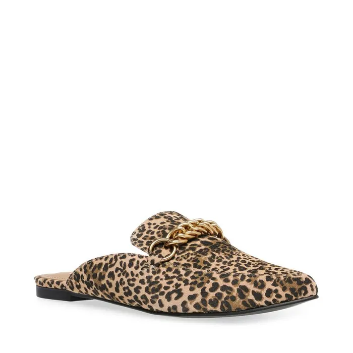 Steve Madden Foreseen Leopard Womens Flats
