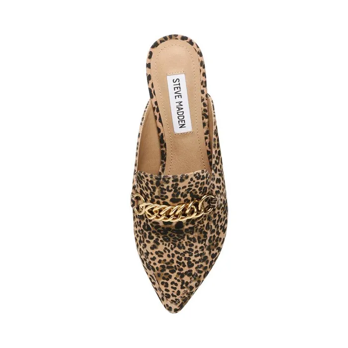 Steve Madden Foreseen Leopard Womens Flats