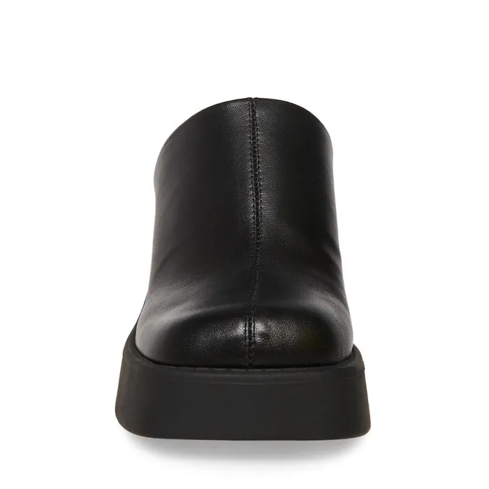 Steve Madden Kam Black Leather Womens Mules Steve Madden Kam Black Leather Womens Mules