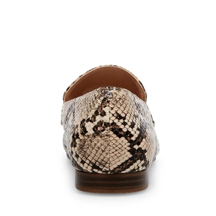 Steve Madden Kensley Tan Snake Womens Flats