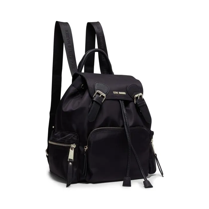 Steve Madden Nylon Backpack Black Womens Belt Bags and Backpacks