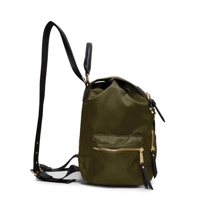 Steve Madden Nylon Backpack Olive Womens Belt Bags and Backpacks