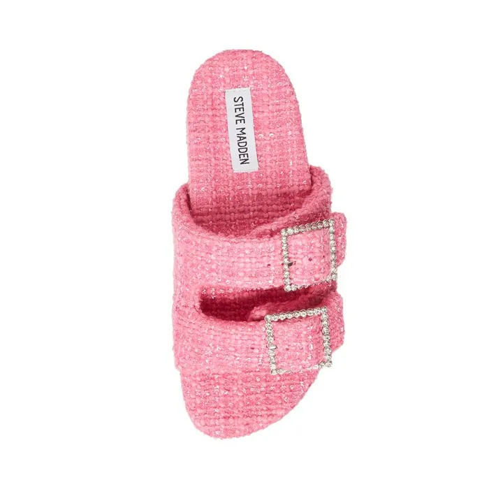 Steve Madden Sandstorm Pink Multi Womens Slippers Steve Madden Sandstorm Pink Multi Womens Slippers